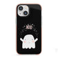 Magical Ghost iPhone 13 Mini TPU Impact Case with Pink Edges