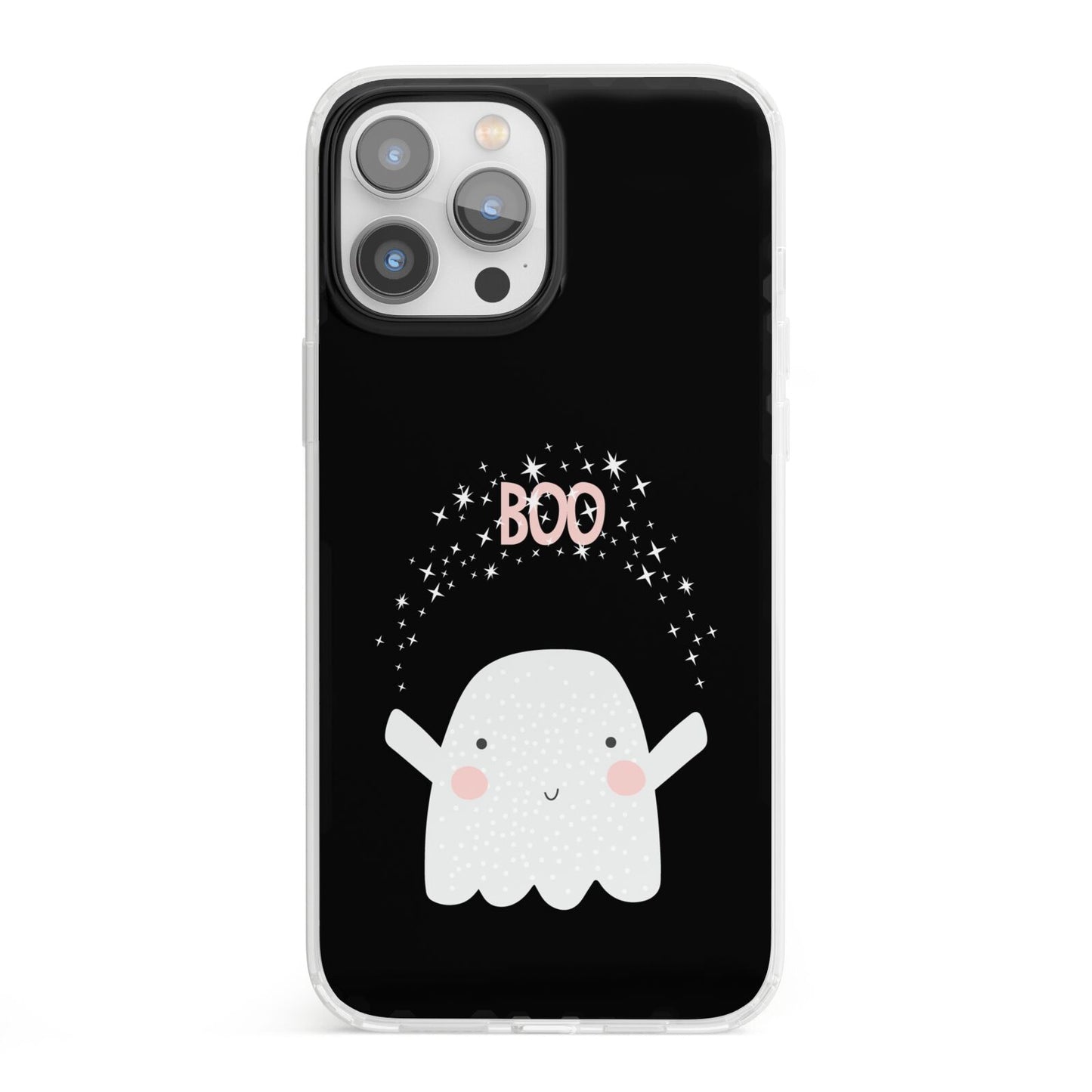 Magical Ghost iPhone 13 Pro Max Clear Bumper Case