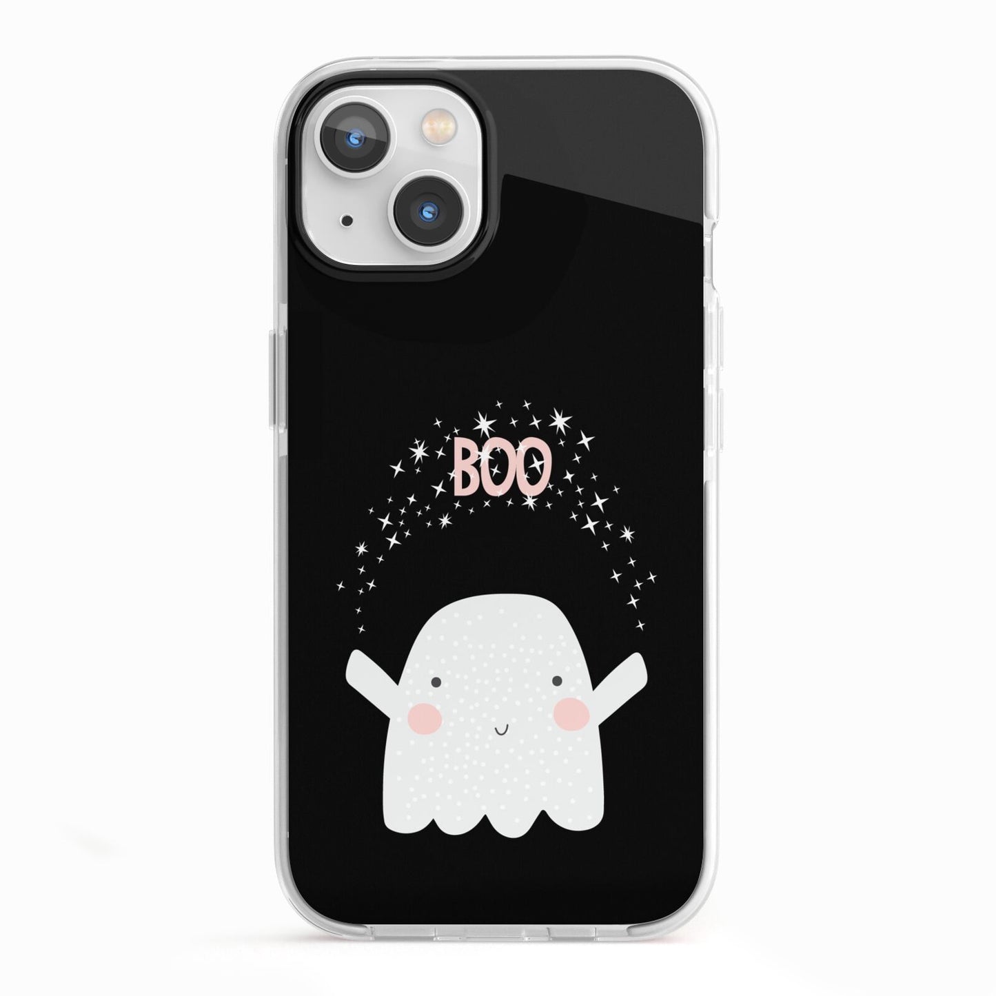 Magical Ghost iPhone 13 TPU Impact Case with White Edges