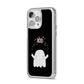 Magical Ghost iPhone 14 Pro Max Clear Tough Case Silver Angled Image