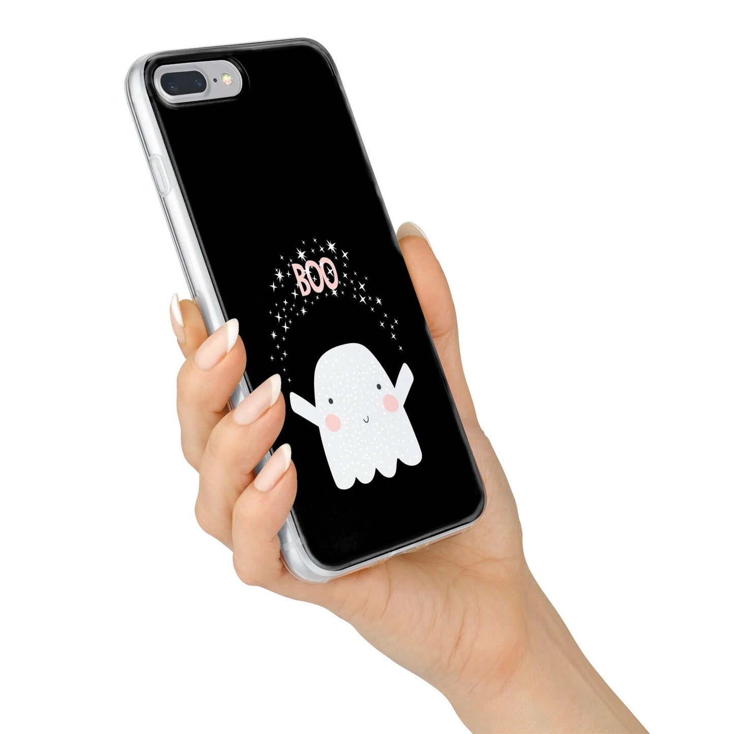 Magical Ghost iPhone 7 Plus Bumper Case on Silver iPhone Alternative Image
