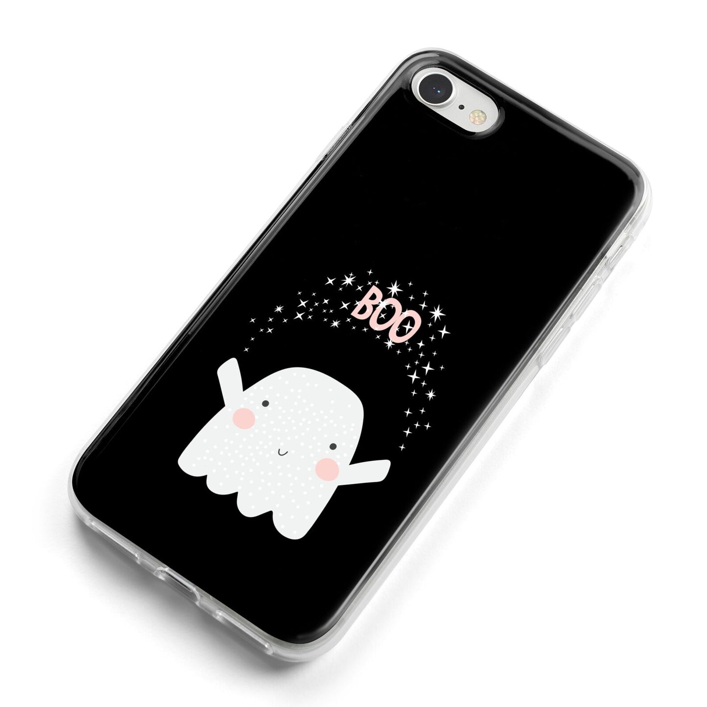 Magical Ghost iPhone 8 Bumper Case on Silver iPhone Alternative Image