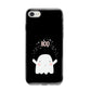 Magical Ghost iPhone 8 Bumper Case on Silver iPhone
