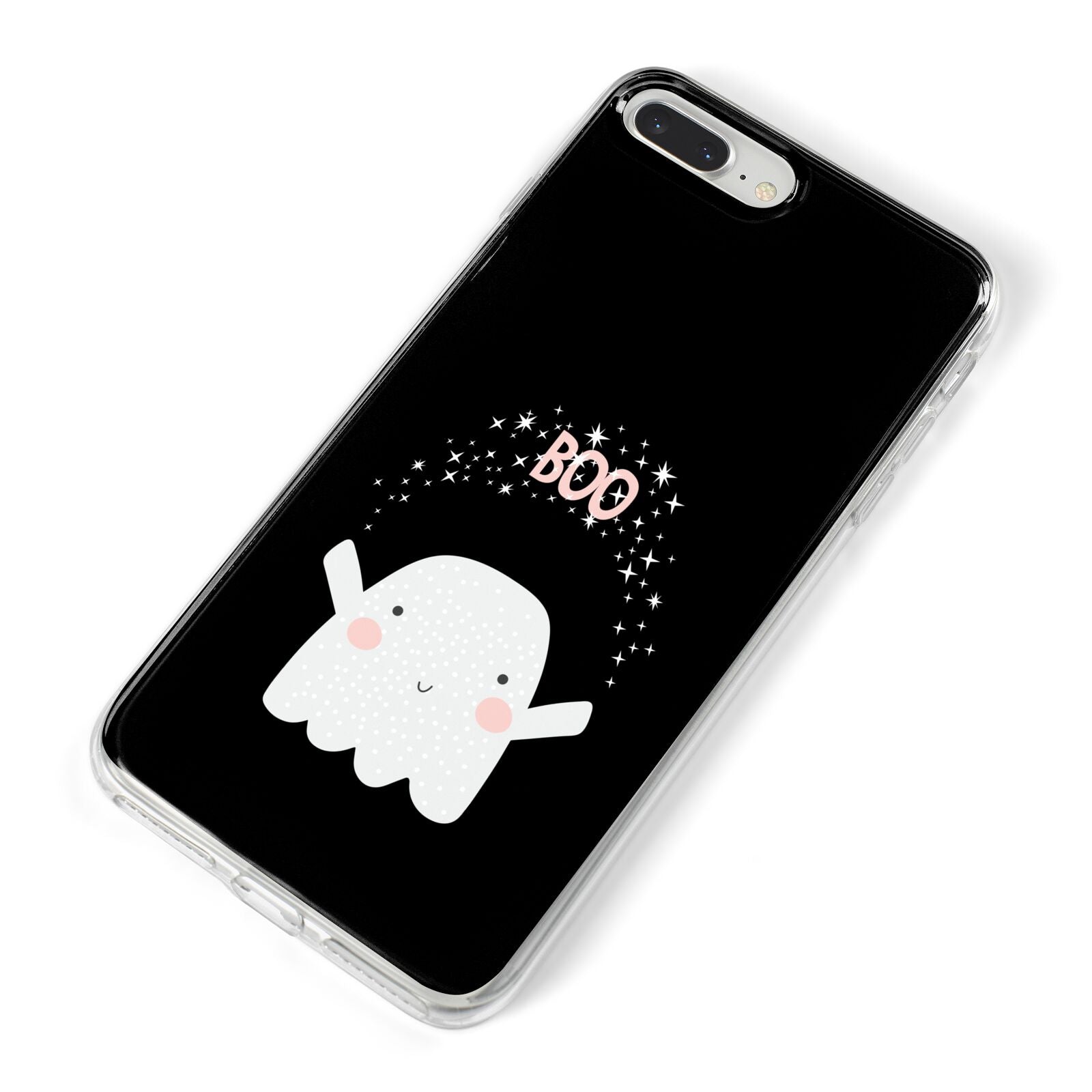Magical Ghost iPhone 8 Plus Bumper Case on Silver iPhone Alternative Image