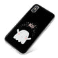 Magical Ghost iPhone X Bumper Case on Silver iPhone