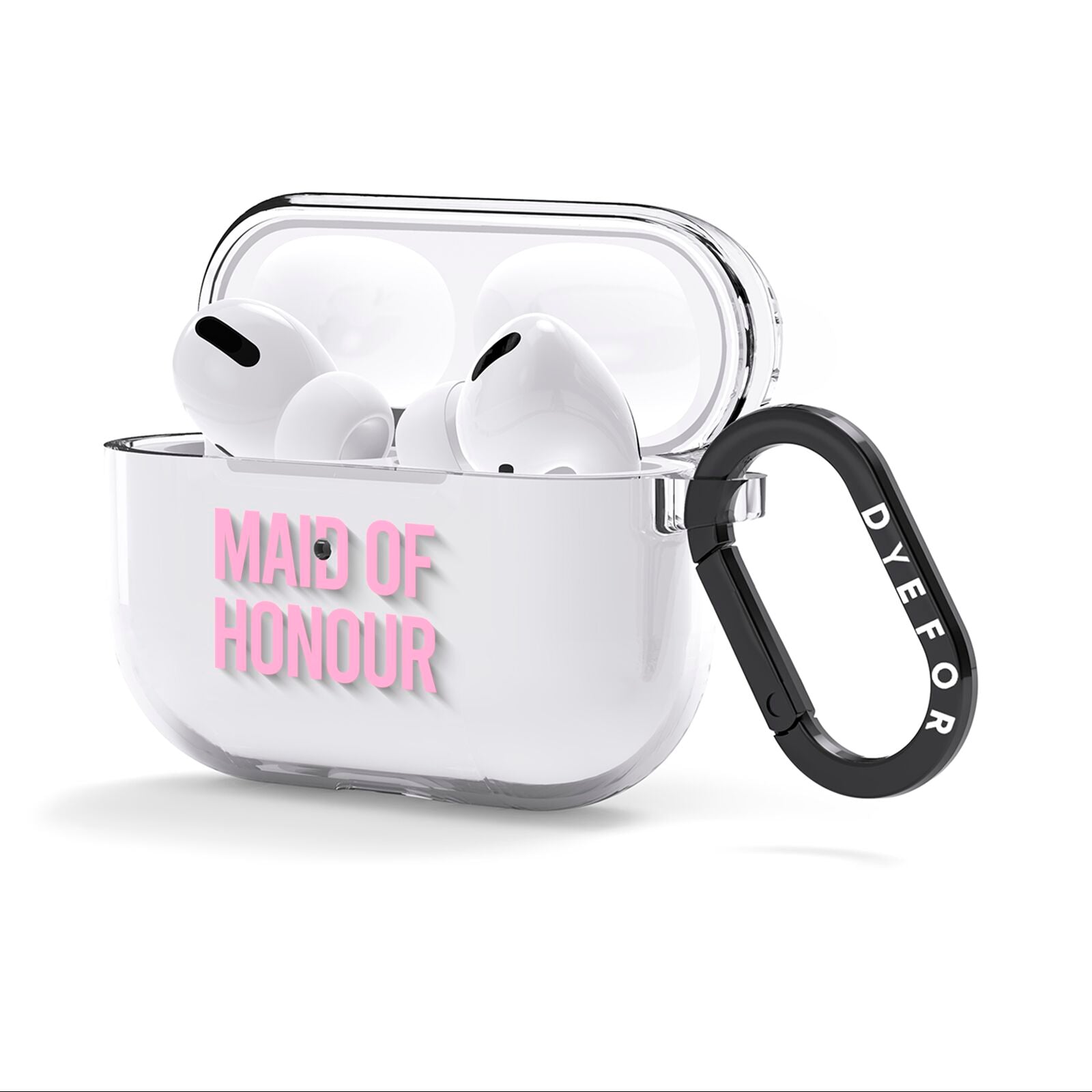 Maid of Honour AirPods Clear Case 3rd Gen Side Image