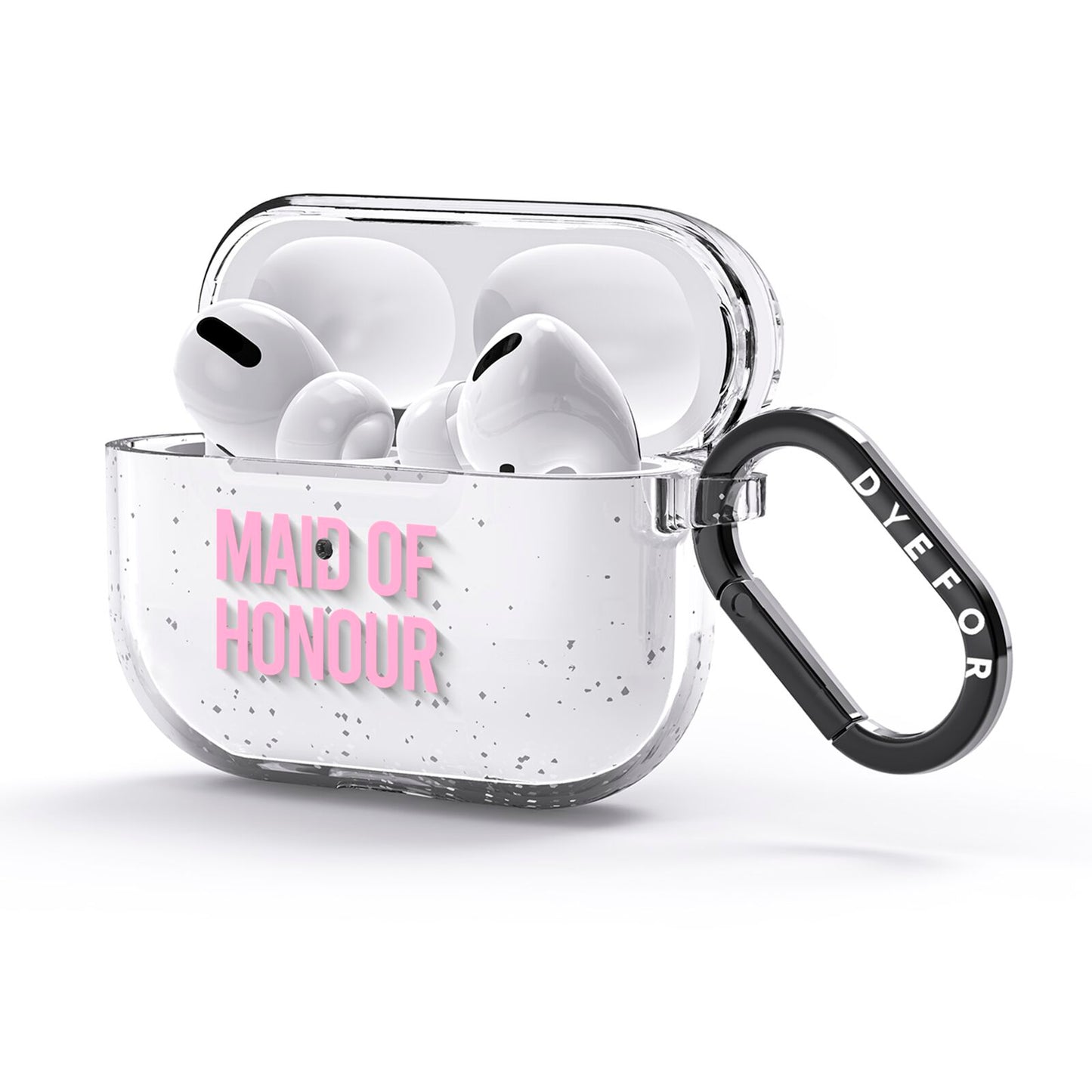 Maid of Honour AirPods Glitter Case 3rd Gen Side Image