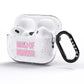 Maid of Honour AirPods Pro Glitter Case Side Image