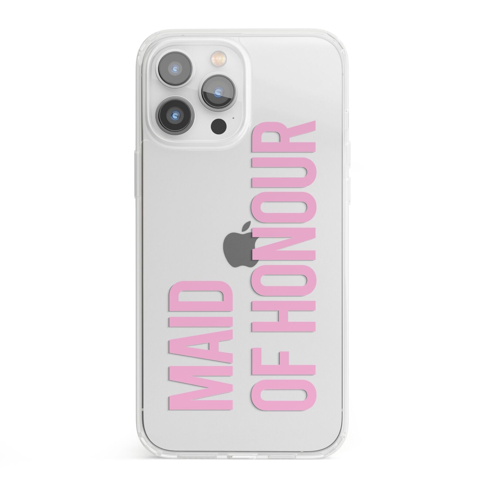 Maid of Honour iPhone 13 Pro Max Clear Bumper Case