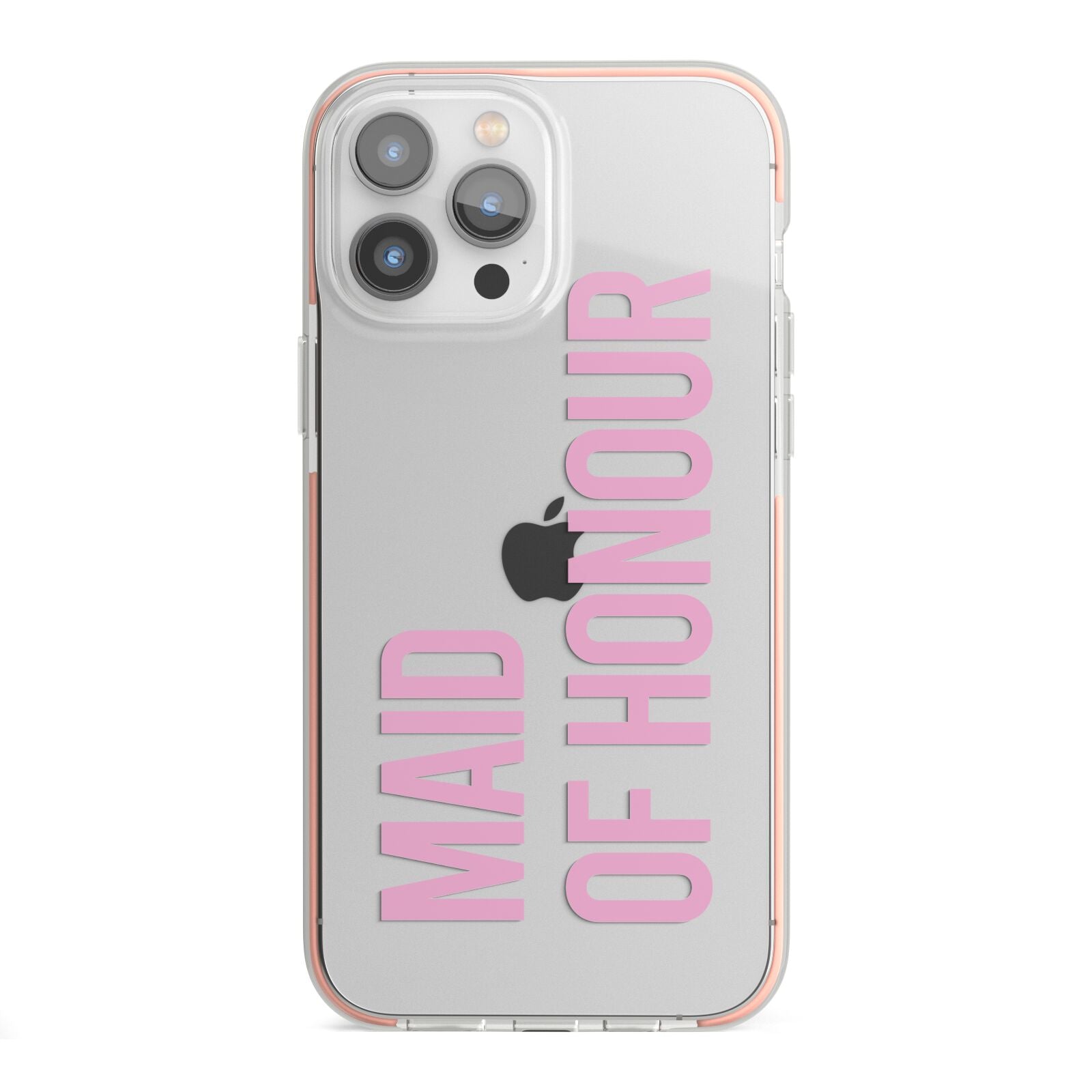 Maid of Honour iPhone 13 Pro Max TPU Impact Case with Pink Edges