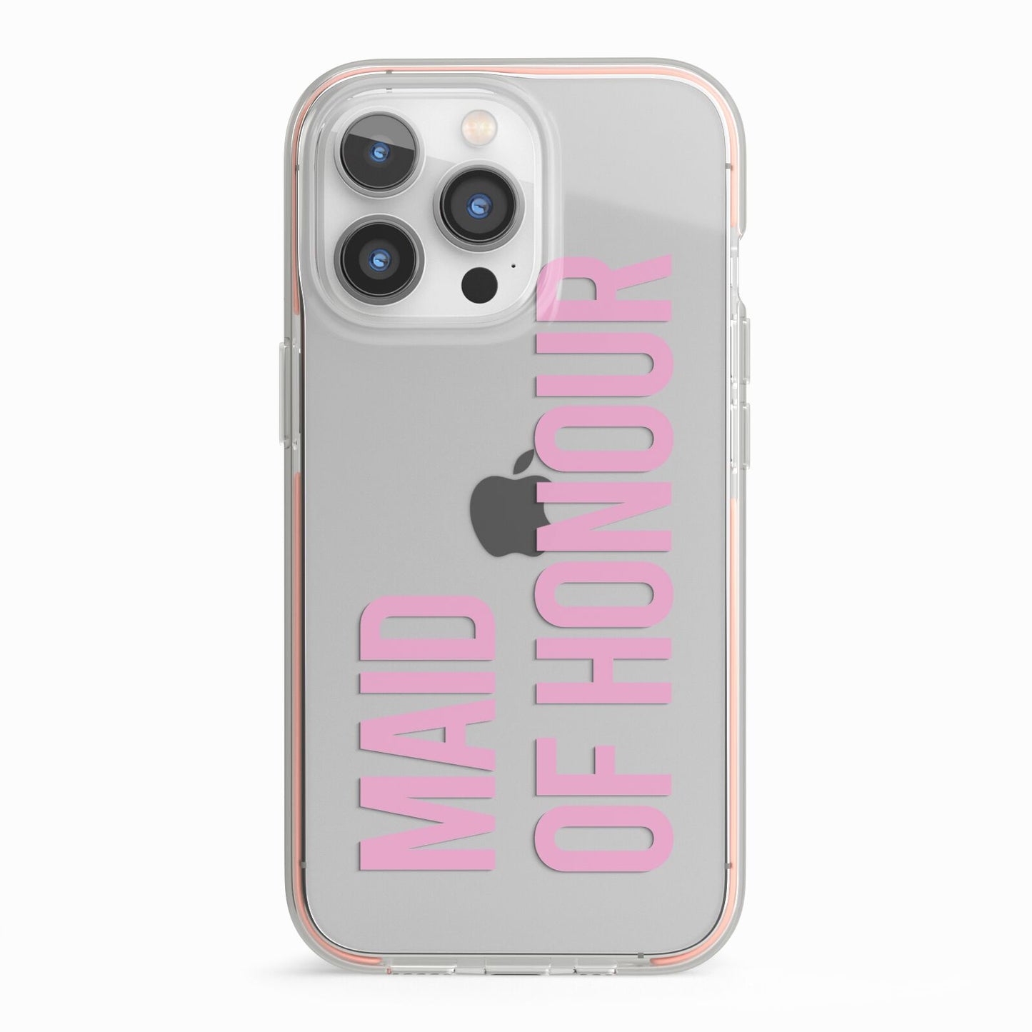 Maid of Honour iPhone 13 Pro TPU Impact Case with Pink Edges