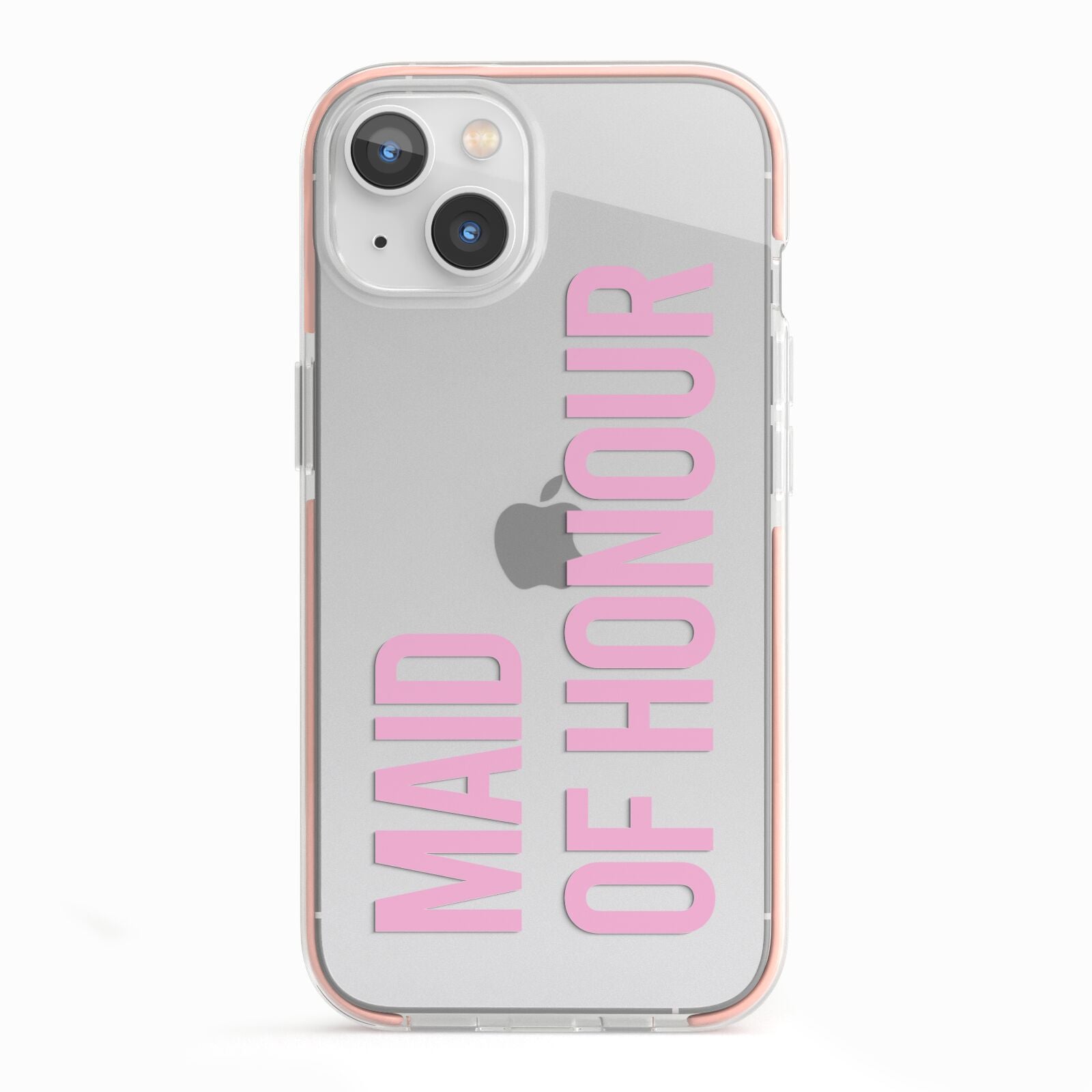 Maid of Honour iPhone 13 TPU Impact Case with Pink Edges