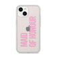 Maid of Honour iPhone 14 Clear Tough Case Starlight