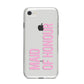 Maid of Honour iPhone 8 Bumper Case on Silver iPhone