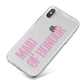 Maid of Honour iPhone X Bumper Case on Silver iPhone