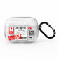 Mail Stickers with Name AirPods Pro Glitter Case
