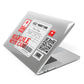 Mail Stickers with Name Apple MacBook Case Side View