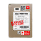 Mail Stickers with Name Apple iPad Gold Case