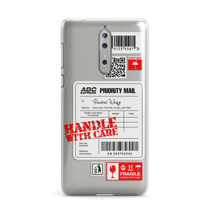 Mail Stickers with Name Nokia Case