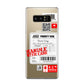Mail Stickers with Name Samsung Galaxy Note 8 Case