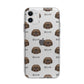 Mal Shi Icon with Name Apple iPhone 11 in White with Bumper Case