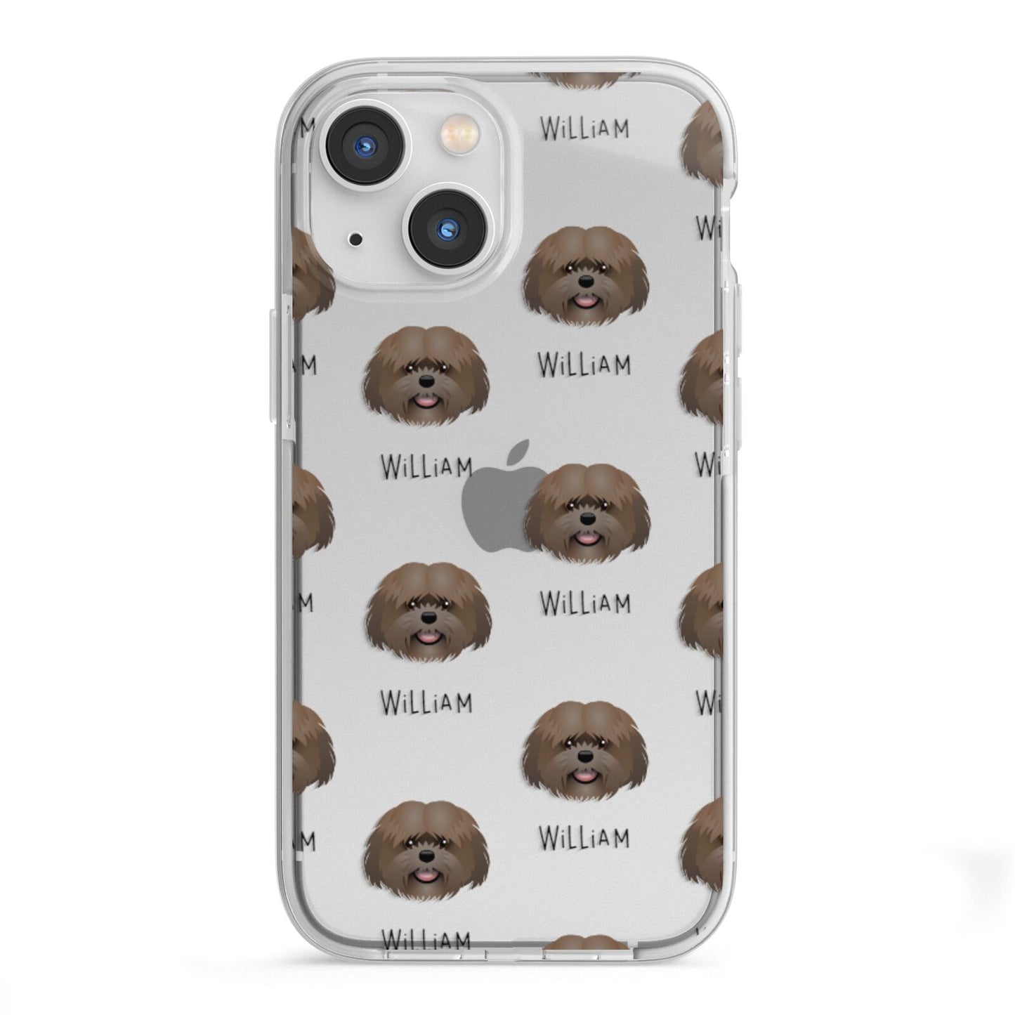 Mal Shi Icon with Name iPhone 13 Mini TPU Impact Case with White Edges