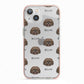 Mal Shi Icon with Name iPhone 13 TPU Impact Case with Pink Edges