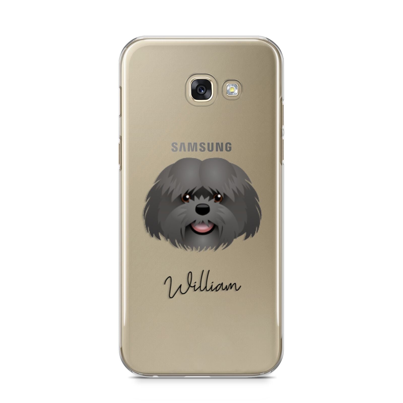 Mal Shi Personalised Samsung Galaxy A5 2017 Case on gold phone