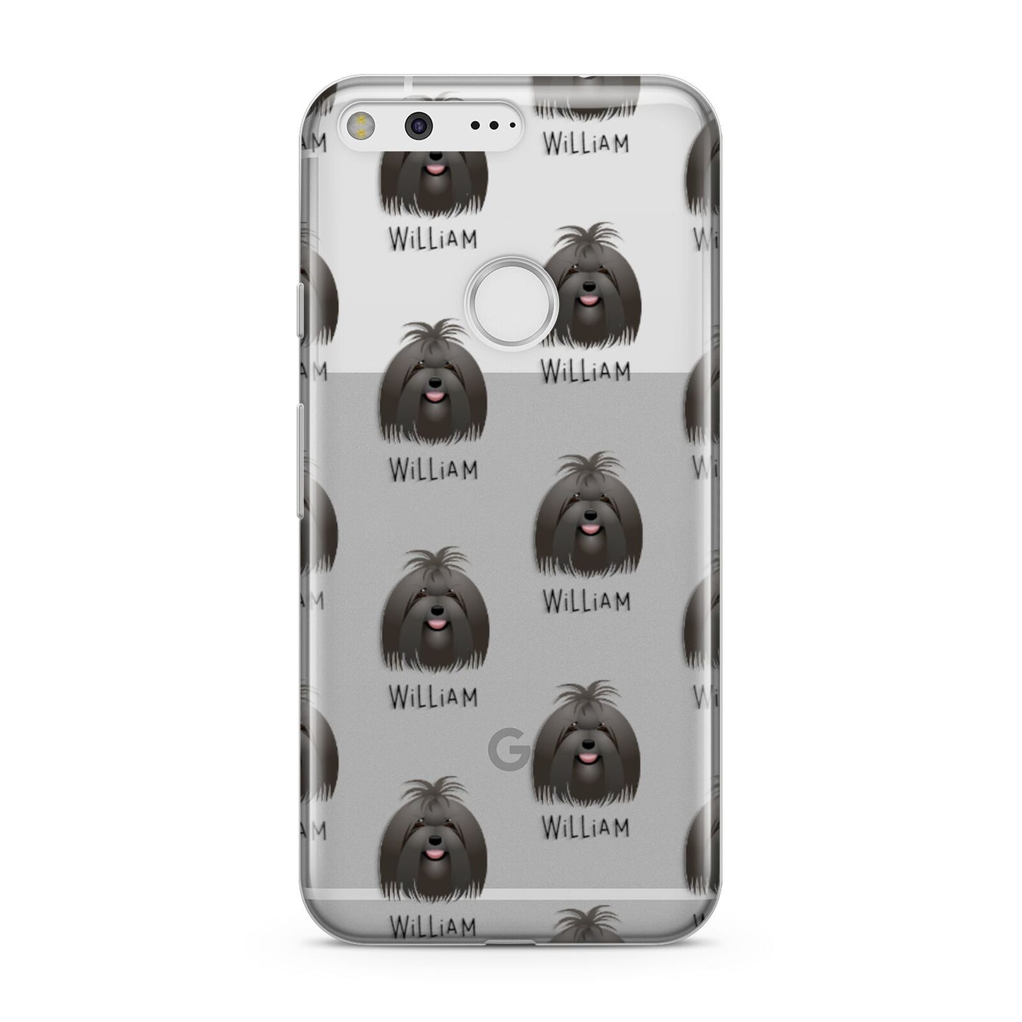 Maltese Icon with Name Google Pixel Case
