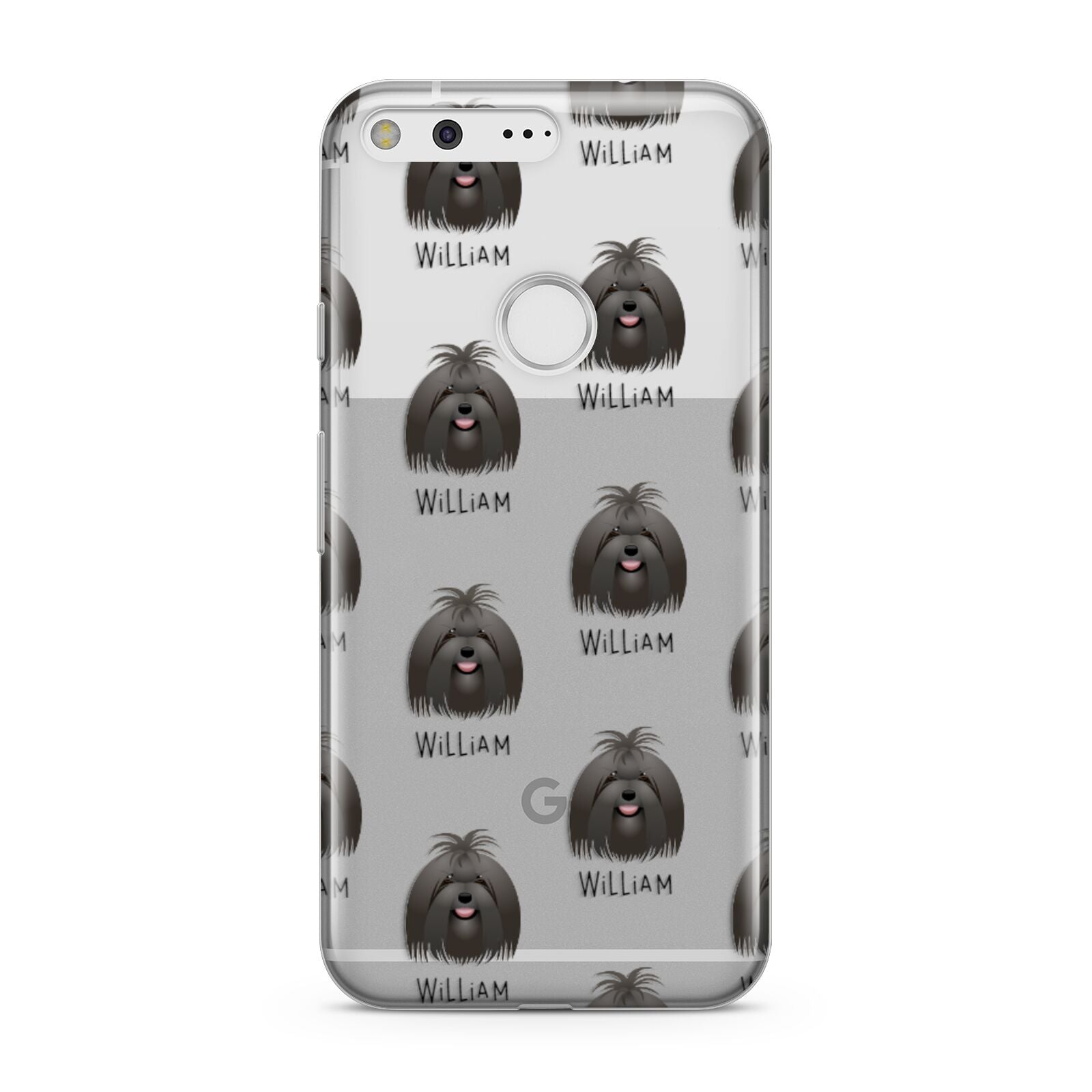 Maltese Icon with Name Google Pixel Case
