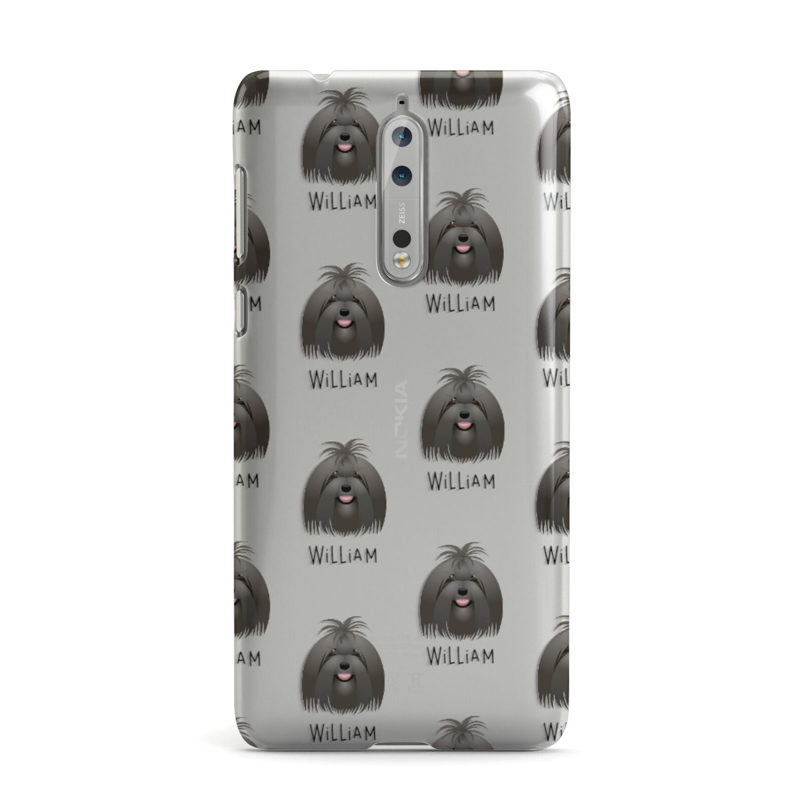 Maltese Icon with Name Nokia Case