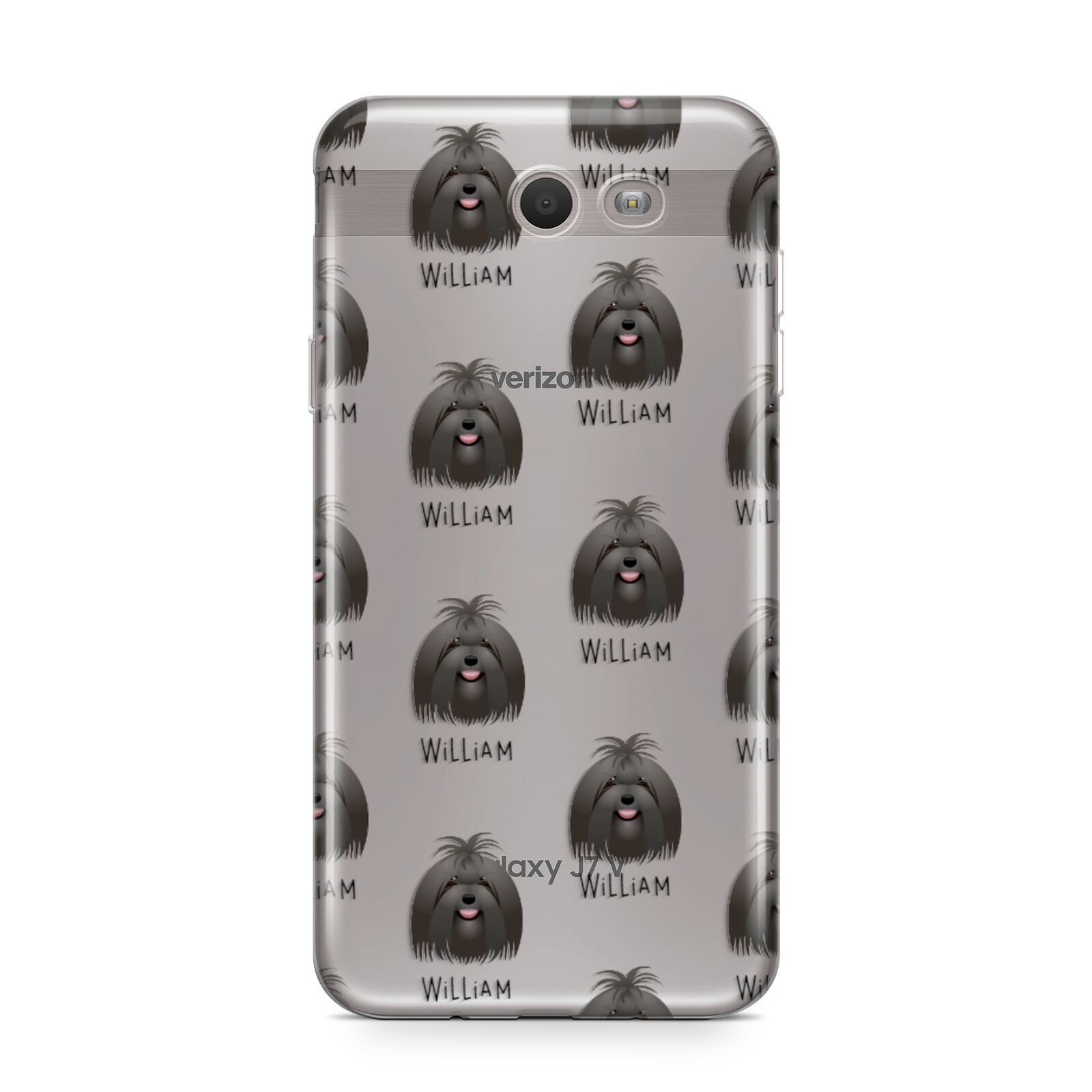 Maltese Icon with Name Samsung Galaxy J7 2017 Case