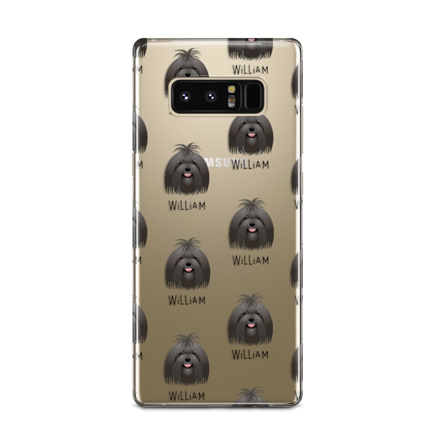 Maltese Icon with Name Samsung Galaxy Note 8 Case