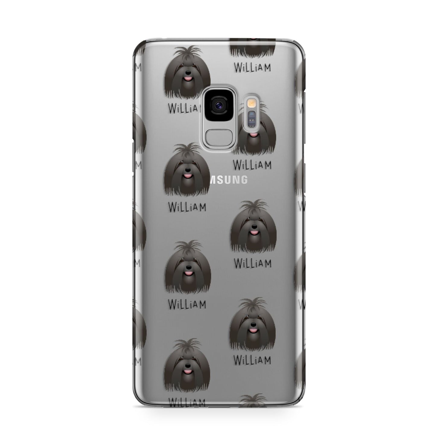 Maltese Icon with Name Samsung Galaxy S9 Case