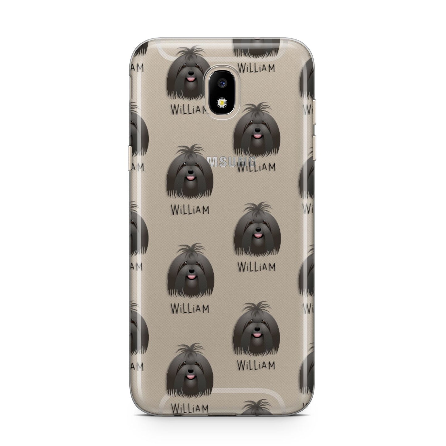 Maltese Icon with Name Samsung J5 2017 Case