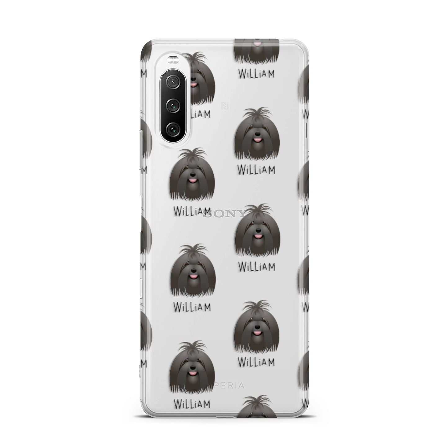 Maltese Icon with Name Sony Xperia 10 III Case