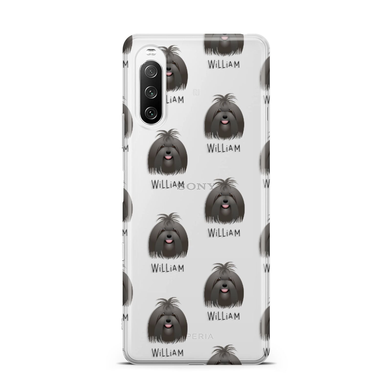 Maltese Icon with Name Sony Xperia 10 III Case