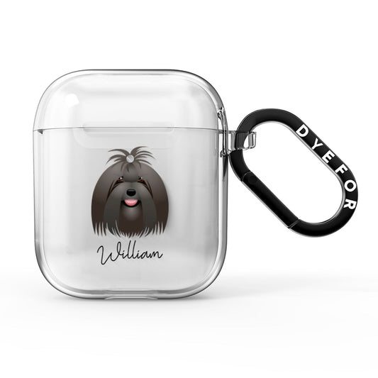 Maltese Personalised AirPods Clear Case