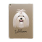 Maltese Personalised Apple iPad Gold Case