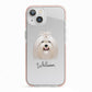 Maltese Personalised iPhone 13 TPU Impact Case with Pink Edges