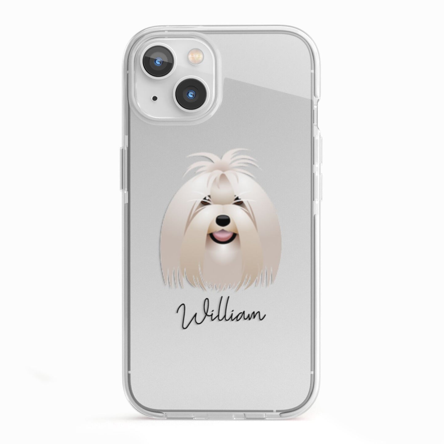 Maltese Personalised iPhone 13 TPU Impact Case with White Edges
