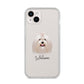 Maltese Personalised iPhone 14 Plus Clear Tough Case Starlight