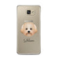 Malti Poo Personalised Samsung Galaxy A5 2016 Case on gold phone