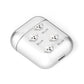 Maltichon Icon with Name AirPods Case Laid Flat
