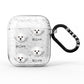 Maltichon Icon with Name AirPods Glitter Case