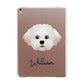 Maltichon Personalised Apple iPad Rose Gold Case