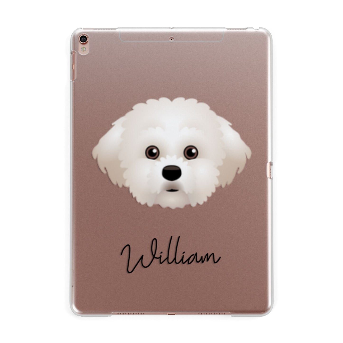 Maltichon Personalised Apple iPad Rose Gold Case