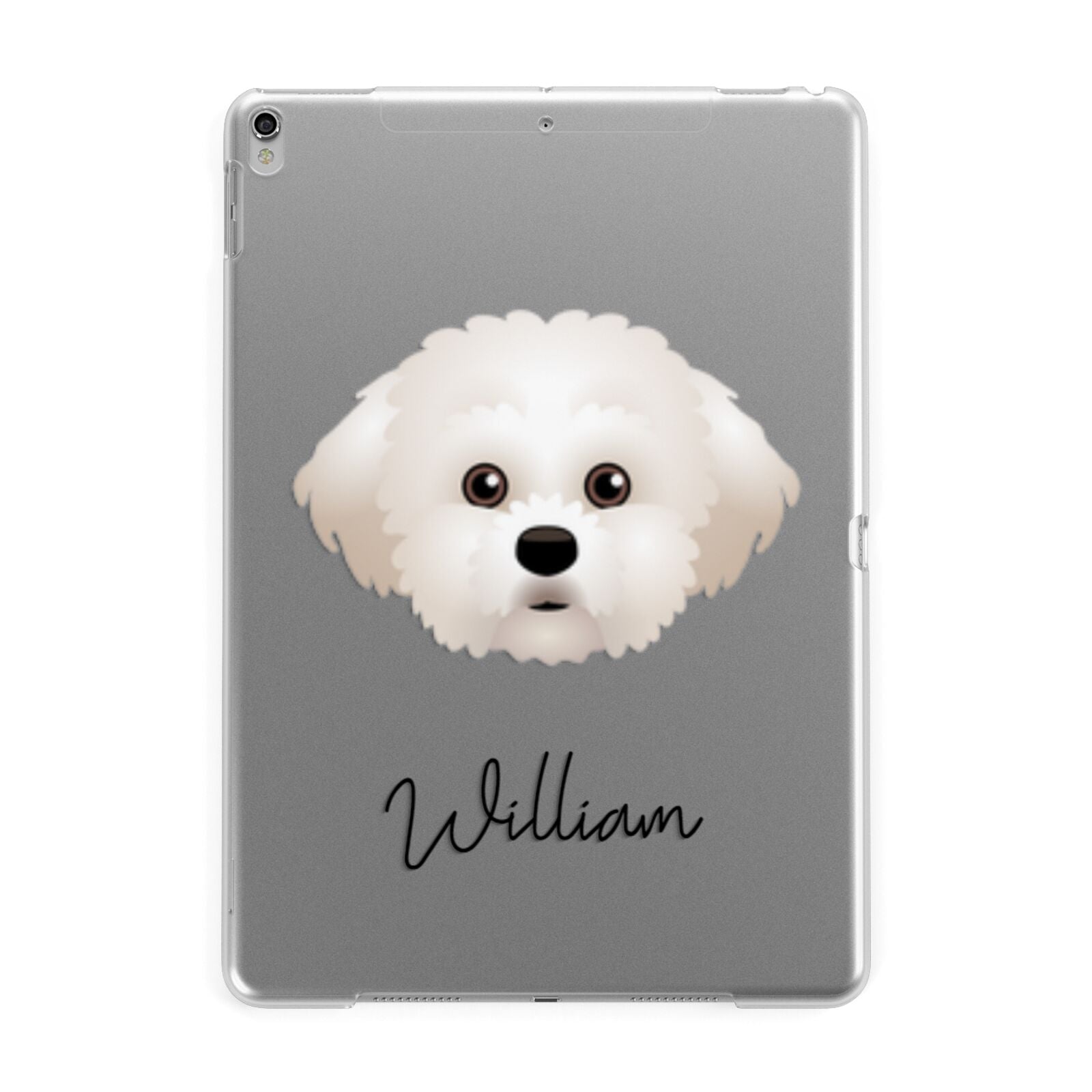 Maltichon Personalised Apple iPad Silver Case
