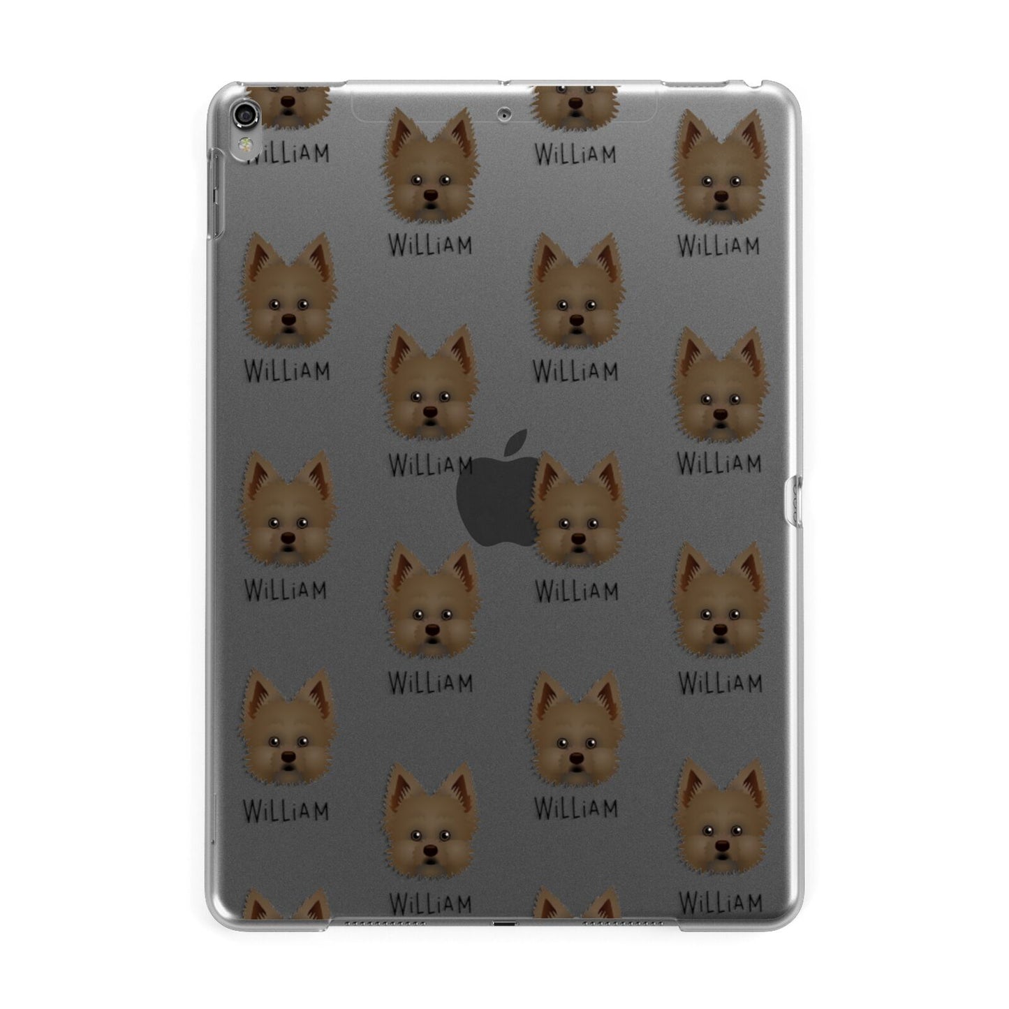 Maltipom Icon with Name Apple iPad Grey Case