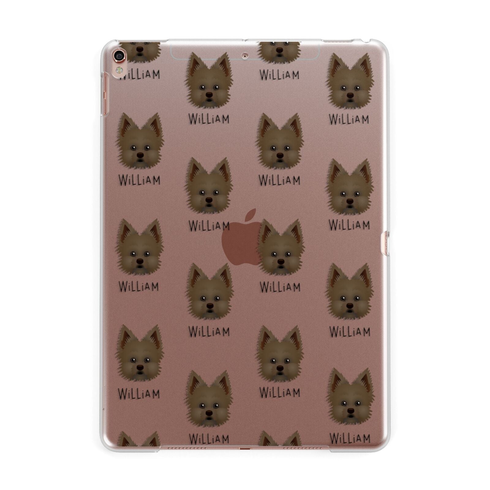 Maltipom Icon with Name Apple iPad Rose Gold Case